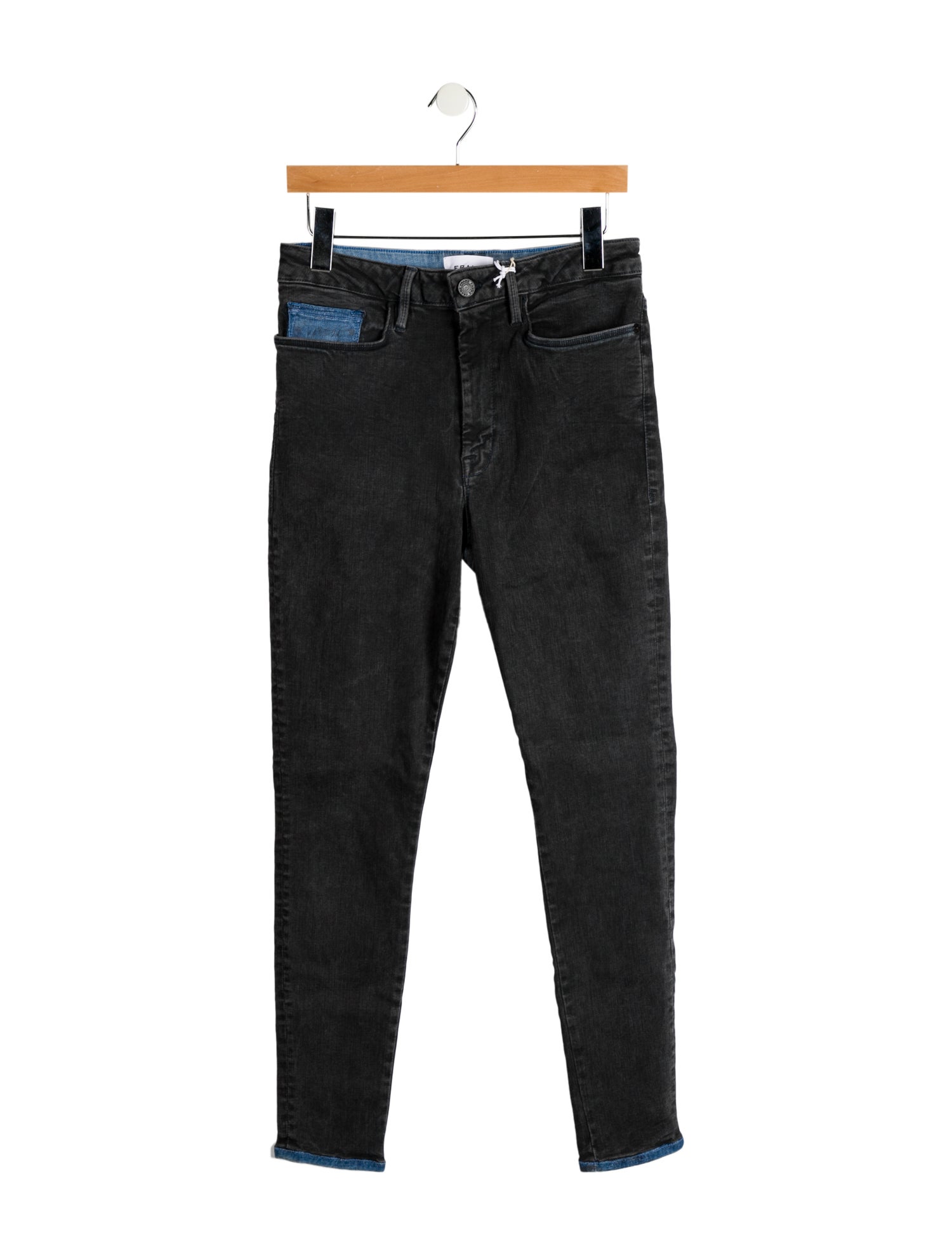 FRAME Mid-Rise Skinny Leg Jeans